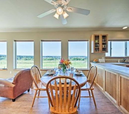 Sequim Cottage with Panoramic Olympic Mtn Views!