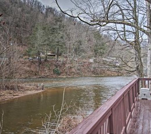 Riverfront Elkins Home with Fireplace and Deck!