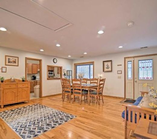 Riverfront Elkins Home with Fireplace and Deck!
