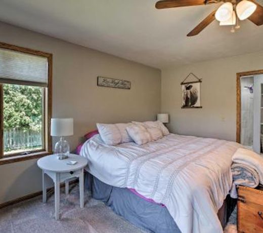 Family Home with Deck, Yard, Dock on Rock River!