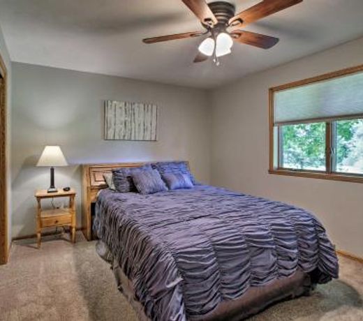 Family Home with Deck, Yard, Dock on Rock River!