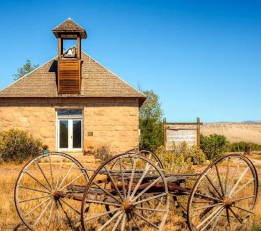 Converted Historic Schoolhouse with Hot Tub and Views!