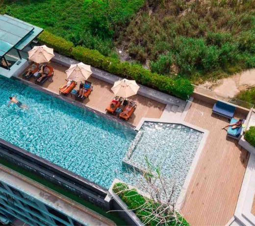 1 bedroom infinity pool at Surin beach