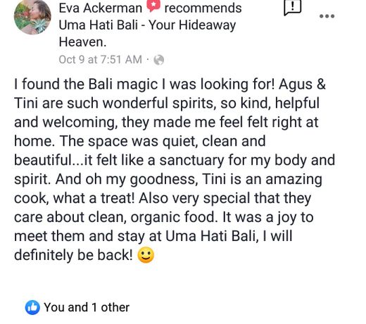 Uma Hati Bali - Your Hideaway Heaven (Room #3)