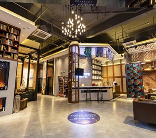 James Joyce Coffetel ï¼the innovation center of HuaNanChuangGu ï¼in Zhang Cha of Foshan city
