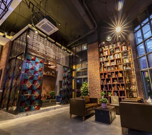 James Joyce Coffetel ï¼the innovation center of HuaNanChuangGu ï¼in Zhang Cha of Foshan city