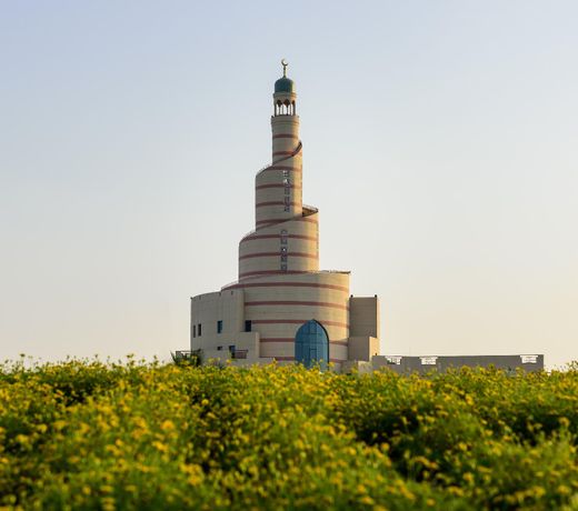 The middle of Doha