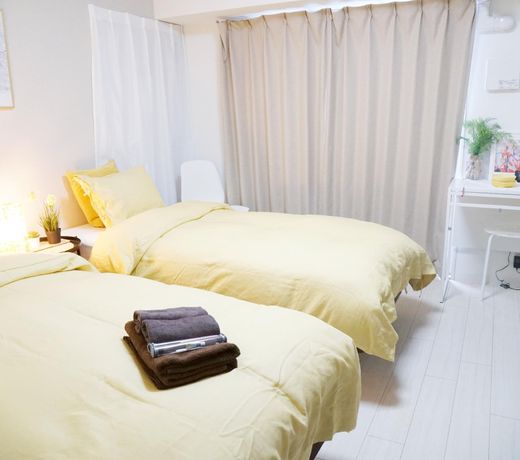 Osaka City Near NihonbashiCookie Cottage Twin Room