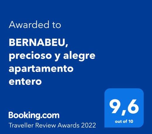 BERNABEU, luxury y luminoso apartamento entero