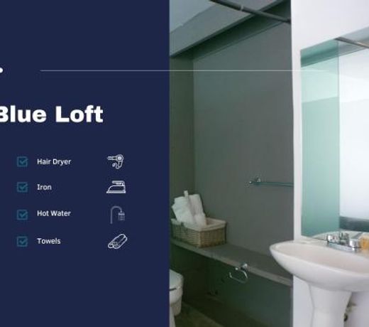 Blue Loft In Polanco With Private Terrace