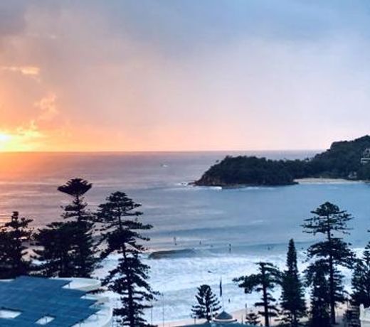 Manly Ocean Beach View Sunrise & Sunset