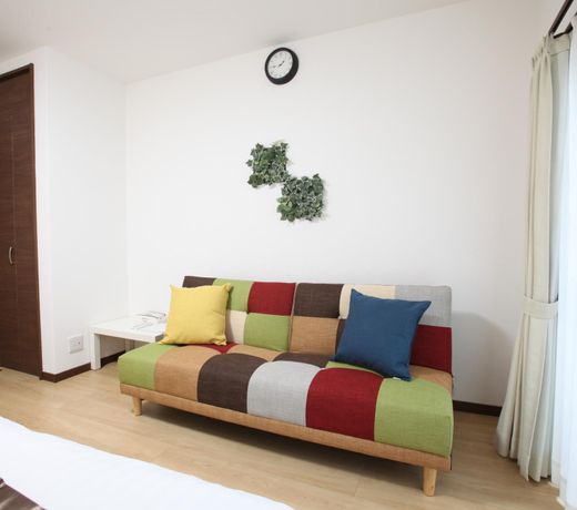 5P/2mins to station/Free wifi/long-stay welcome!