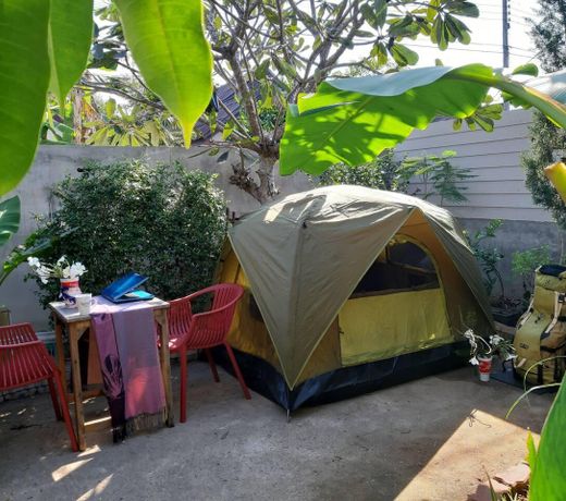 MJ Tent 1 or 2 Person on my Yard @Chiang Mai 2020