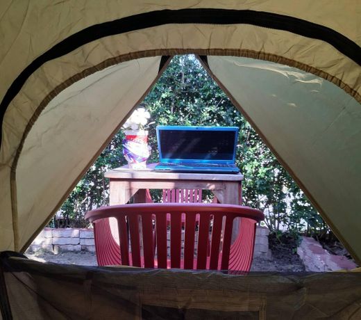 MJ Tent 1 or 2 Person on my Yard @Chiang Mai 2020