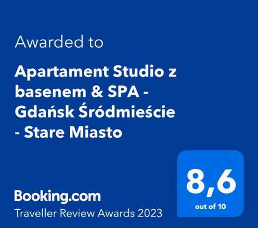 Apartament Studio z basenem & SPA - Gdańsk Śródmieście - Stare Miasto