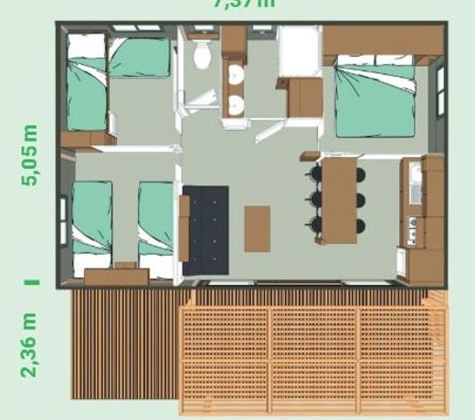 Les Lodges Chalets by Le Marintan