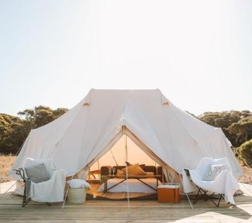 Glamping At September Beach, Lincoln National Park