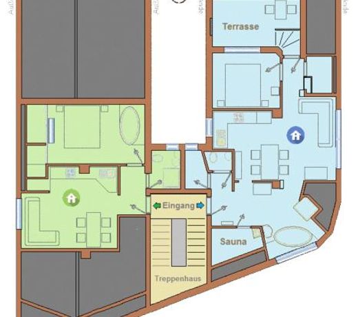 viaDolceVita - Grune GÃ¤stewohnung