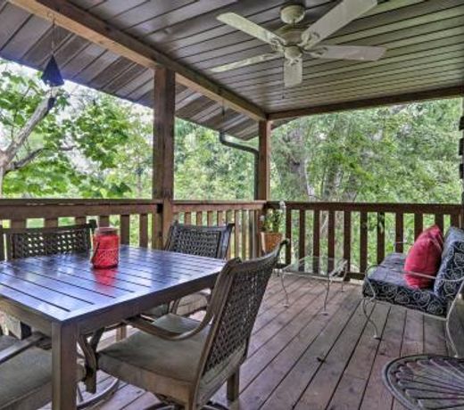 Smoky Mtn Retreat on River with Fire Pit and Deck