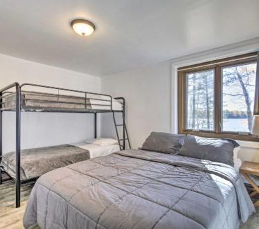 Secluded 5-Acre Getaway with Dock on Black Oak Lake!