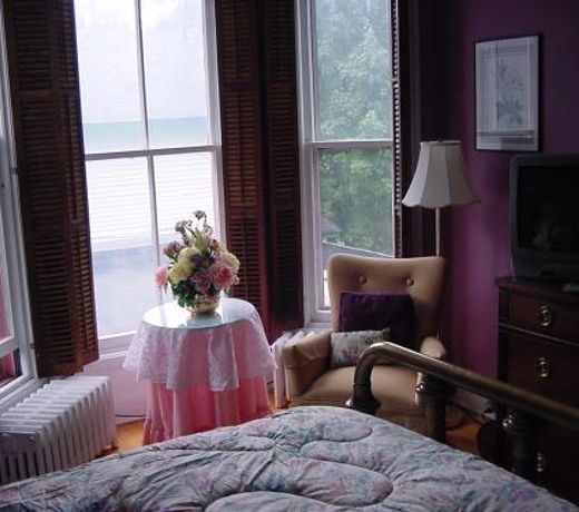 Purple room at the Annex