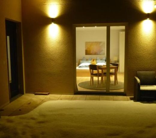 Cozy mountain view apartment with terrace and garden