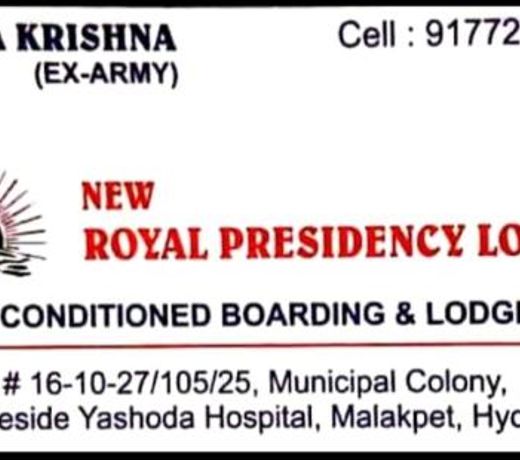 New royal precidency lodge