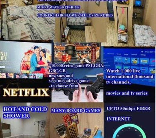 JT RESIDENCES QC SANITIZE GAMES FIBER INTERNET NETFLIX THOUSAND CABLE TV