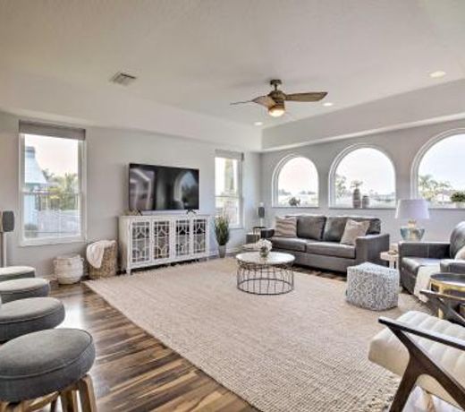 Elegant Waterfront Oasis with Pool and Boat Dock!