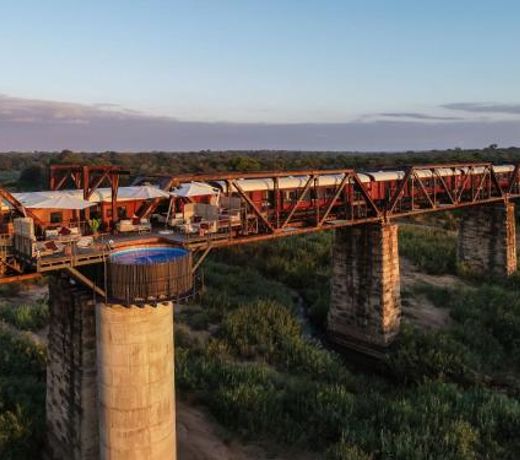 Kruger Shalati - The Train on The Bridge