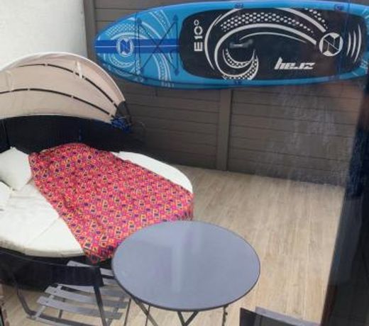Espace detente en bord de mer