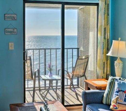 Oceanfront Myrtle Beach Studio with ViewandPool Access!