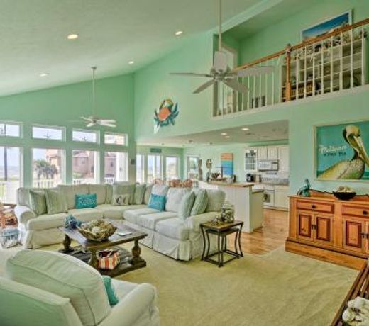 Galveston Family Getaway, 1 Block to Beach!