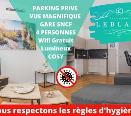 T2, 4 couchages, PARKING PRIVEE, vue exceptionnelle