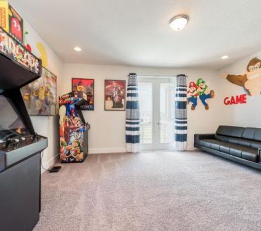Vibrant Elite Home Near Disney with Private Screened In Pool, Game Room & Resort Amenities - 371F