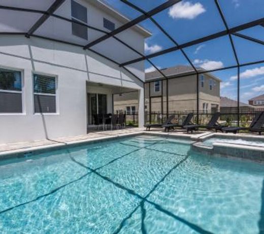 Vibrant Elite Home Near Disney with Private Screened In Pool, Game Room & Resort Amenities - 371F
