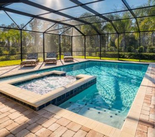 Vibrant Home with Media Room & Private Pool near Disney - 7720F