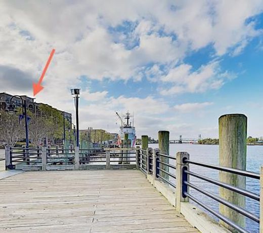 Historic District Condo with River Views & Balcony condo
