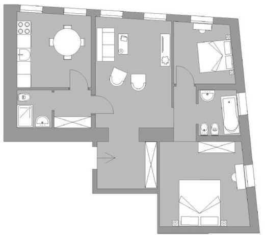 Ca' del Monastero 6 Collection Chic Apartment for 4 Guests with Lift