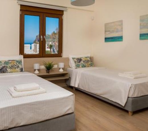 New Villa Panoera in Popular Location, Total Privacy in Agia Marina, 300m from Beach in Chania