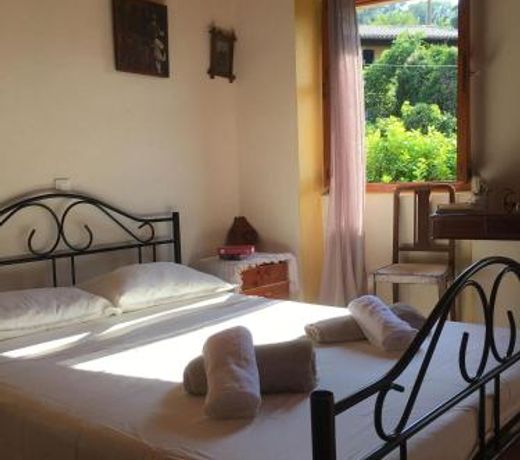 Country traditional house in Corfu village, Greece