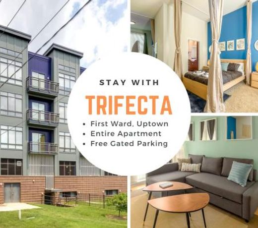 Trifecta Spacious & Beautiful Wifi Superhost