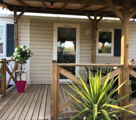 MOBIL HOME CLIMATISE CAMPING 4* LE GRAU DU ROI LES JARDINS DE TIVOLI