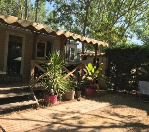 MOBIL HOME CLIMATISE CAMPING 4* LE GRAU DU ROI LES JARDINS DE TIVOLI