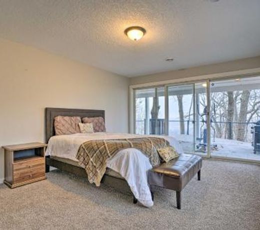 Chic Chaska Retreat with Deck Overlooking Dtwn!