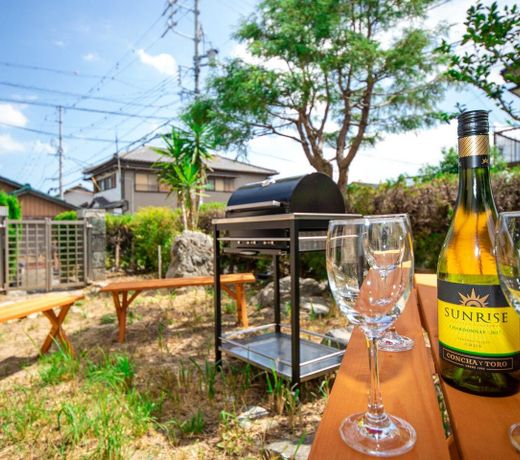 BBQ available Yokkaichi Hazunaka Guest House.