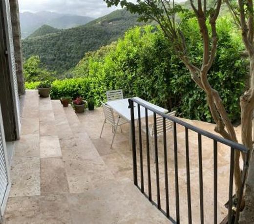 VILLA SANTINE, MAISON DE VACANCES a POGGIO DE TALLANO - terrasses avec vue stupefiante