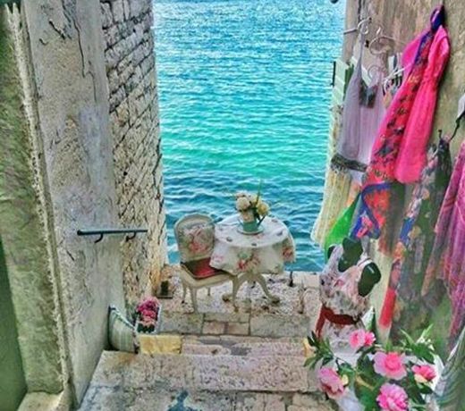 Apartment with one bedroom in Betina with furnished balcony and WiFi 60 m from the beach