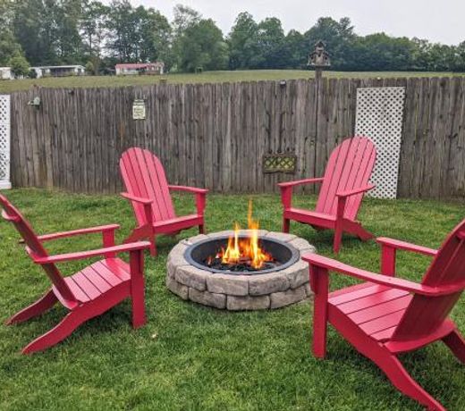Modern Farmhouse with Deck, Grill & Firepit home