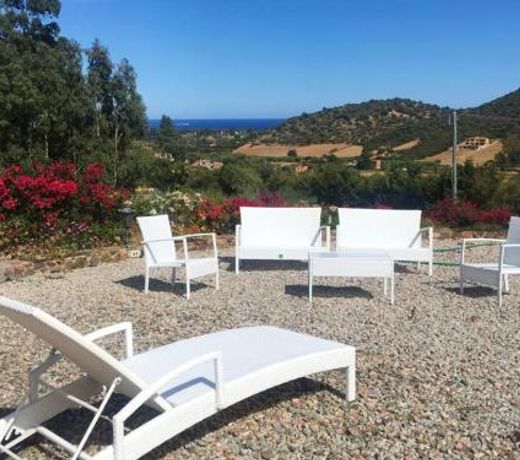 House with 2 bedrooms in Cardedu with wonderful sea view enclosed garden and WiFi 1 km from the beac